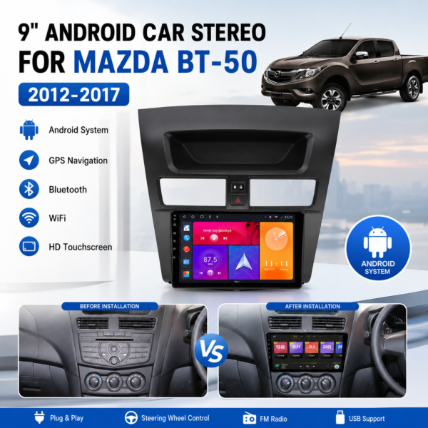f3f30b61-a7f2-4c5b-99ca-ffaa48e14fa8 for Mazda BT50 2012-2018 9inch Android 2+32GB Car Radio GPS Navigation Stereo Multimedia Player Unit Carplay WIFI