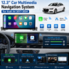 12.3 Inch Carplay for Audi A4 2002-2024 Android 13 Wireless Car Radio GPS Navi Head Unit Multimedia Player Ultra-thin Screen
