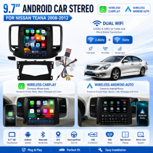 For Nissan Teana 2008-2014 12.3/9.7inch Android Multimedia Player Multimedia Player Navigation Android Head Unit Touch Screen