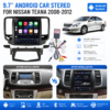 竖屏1 For Nissan Teana 2008-2014 12.3/9.7inch Android Multimedia Player Multimedia Player Navigation Android Head Unit Touch Screen